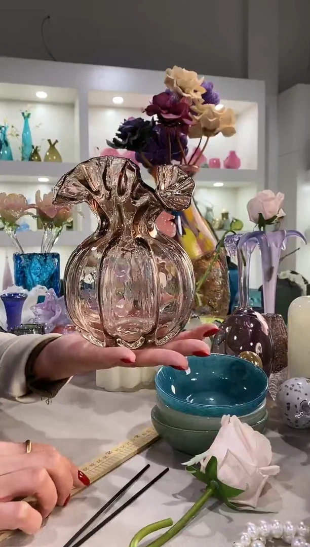 慕忆家手作琉璃花瓶