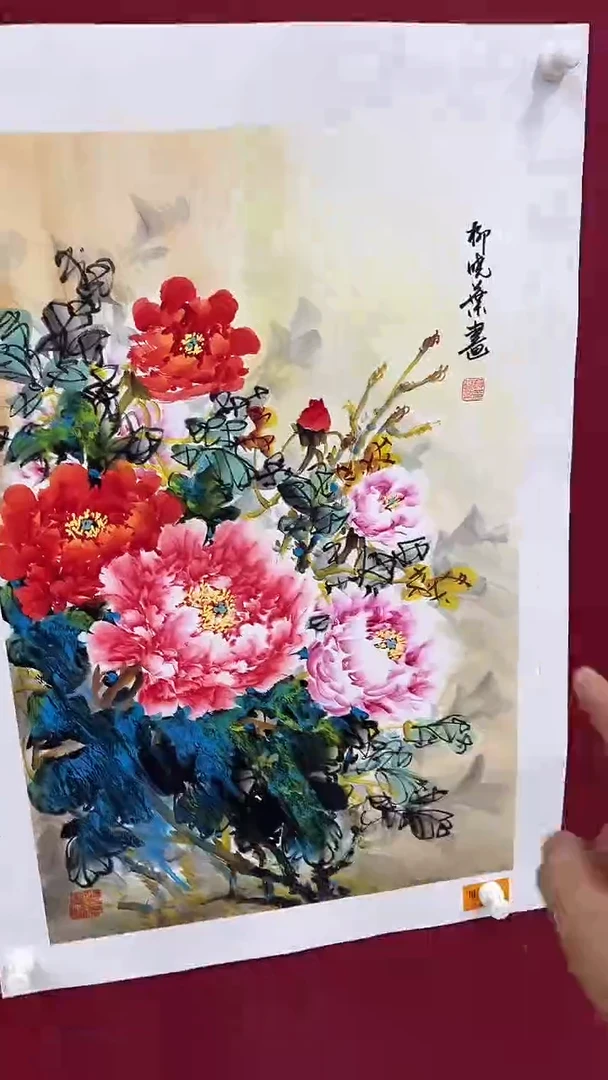 国画柳晓叶绘画2.7pc花鸟