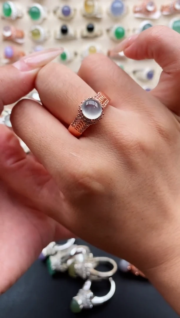 未镶嵌戒指翡翠缅甸天然A货翡翠22  2-8