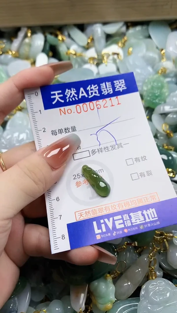 颈饰未镶嵌翡翠S*P天然A货翡翠