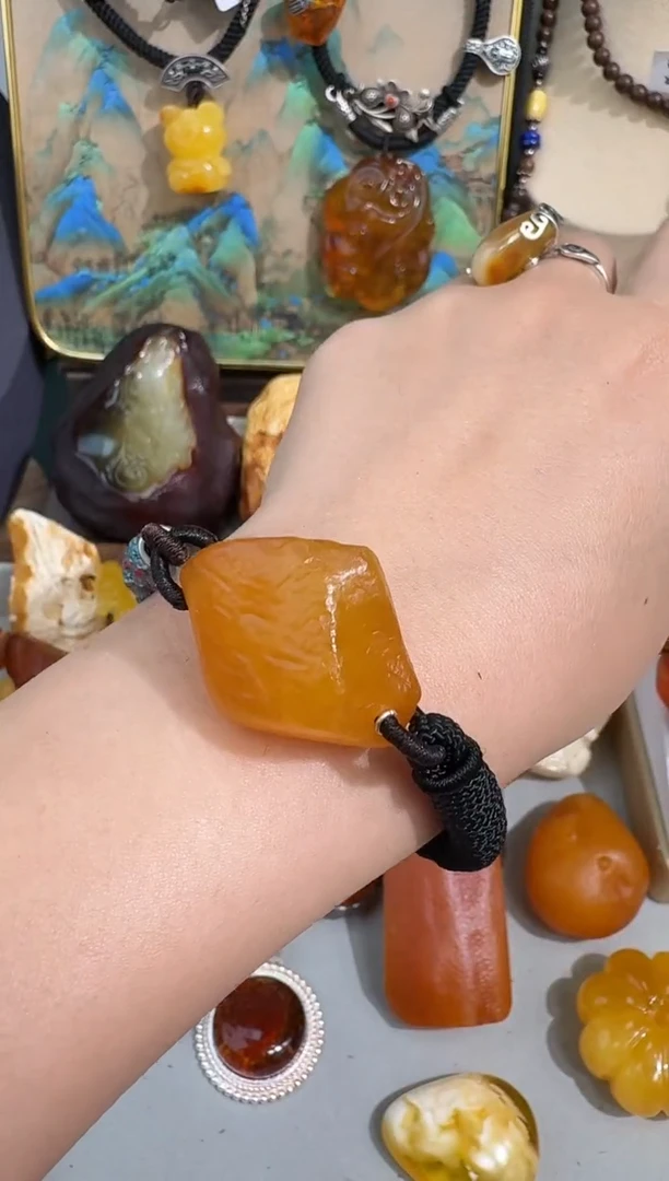 未镶嵌琥珀裸石爱*々琥珀