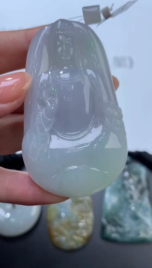 未镶嵌挂件翡翠372493  多人