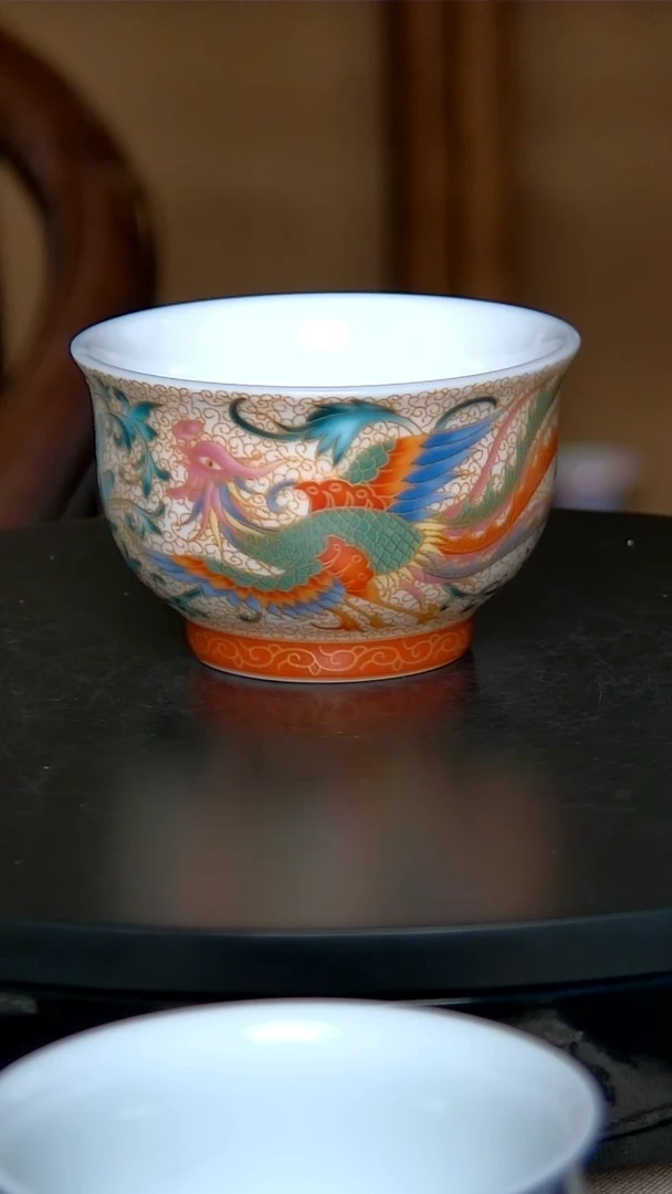 景德镇凤杯炉式杯