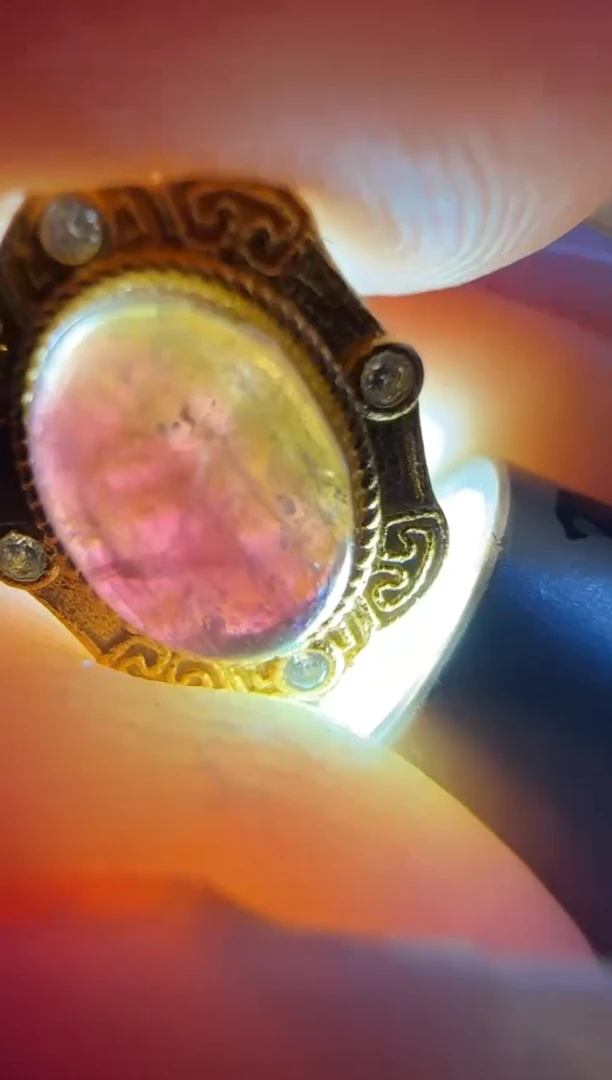 银S925镶嵌配饰碧玺碧玺配饰