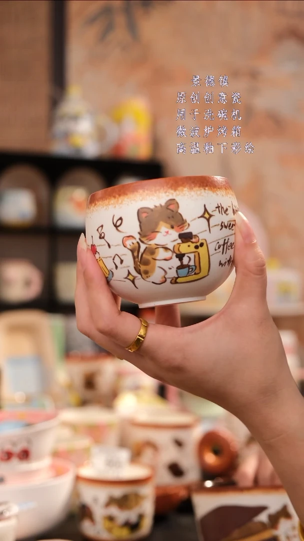 摆件旺的可以陶瓷设计师款