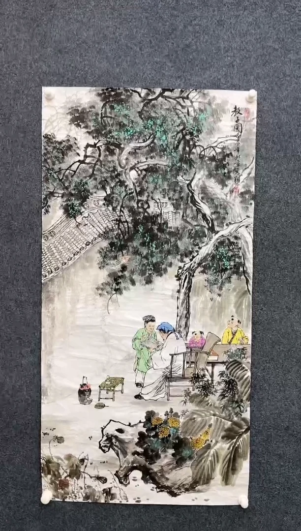 【闪购商品】国画2.10-艺术-冯高翔-四尺人物31