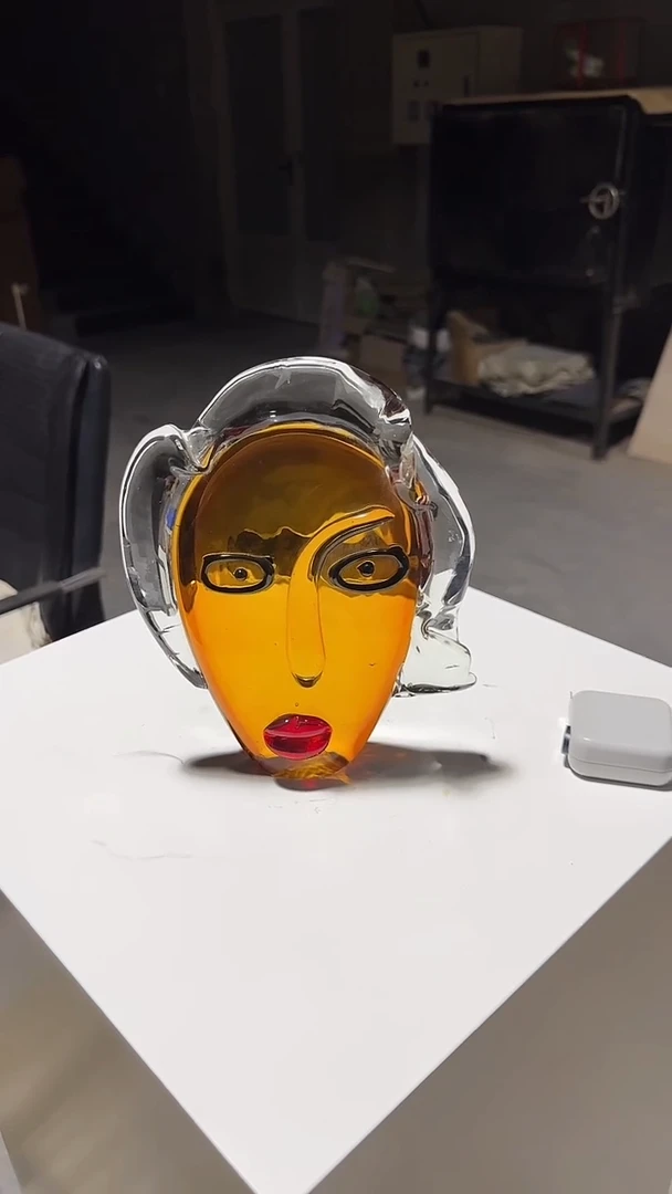 手工艺品琉璃手工琉璃人像摆件