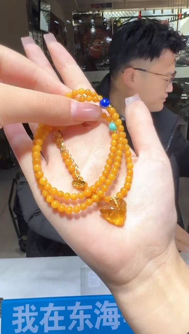 【闪购商品】蜜蜡手链未镶嵌多样性发一件 287