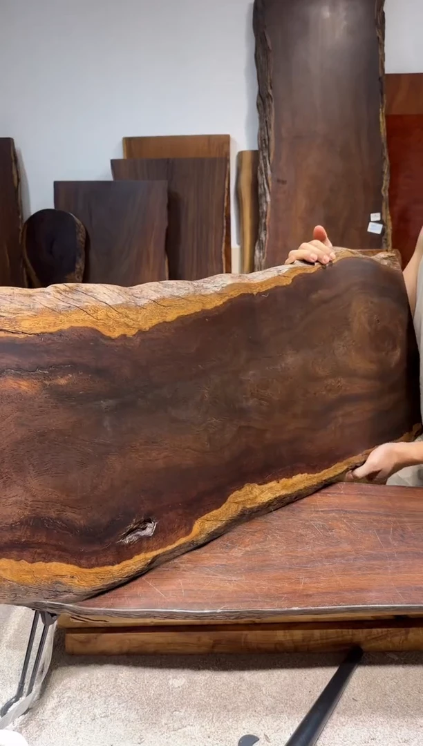 风车木（黑檀木）尺寸100*41*2.3编号095