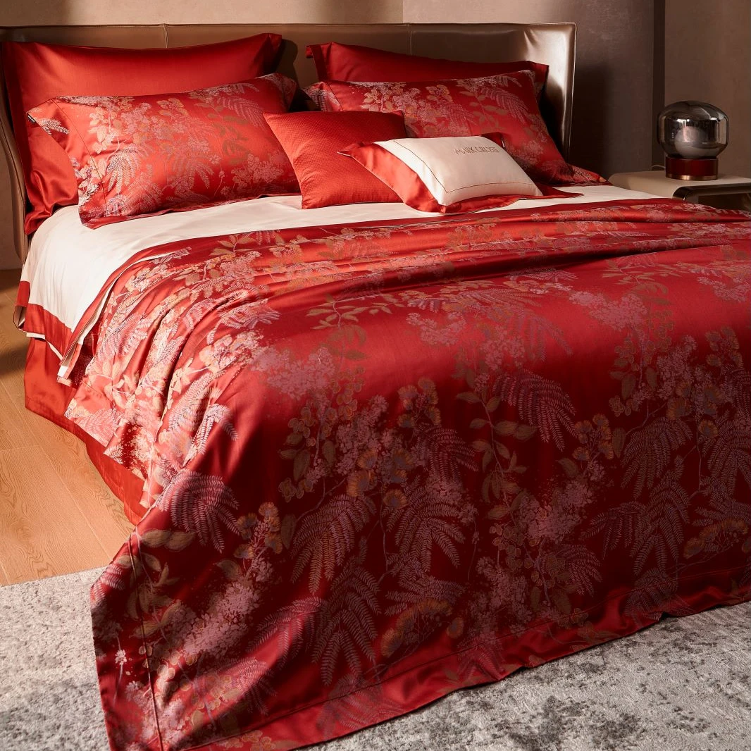 【Mark Cross高定色织系列】Rose Marry意大利进口色织布轻奢四件套