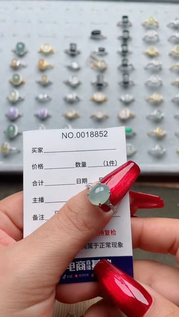 【闪购商品】翡翠戒指银S925镶嵌·