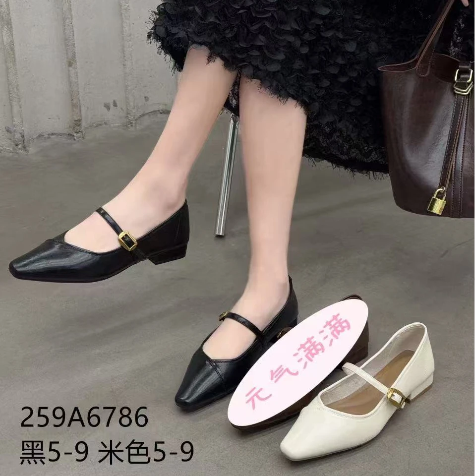 259a6786方头玛丽珍 新款 单鞋