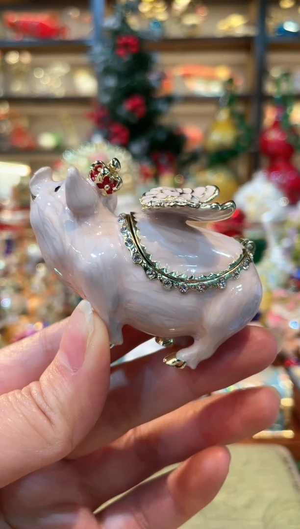 【闪购商品】精致珐琅彩首饰盒