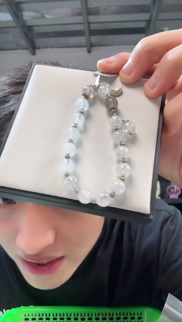 海蓝宝石手链未镶嵌晶1902