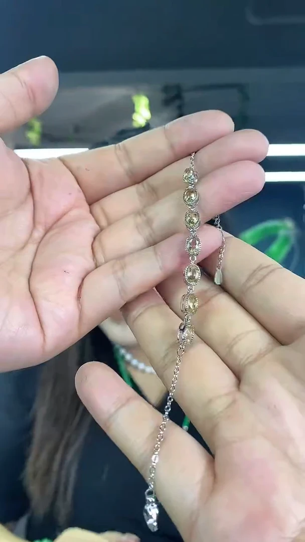 水晶手链未镶嵌多样性发其一颜色微差