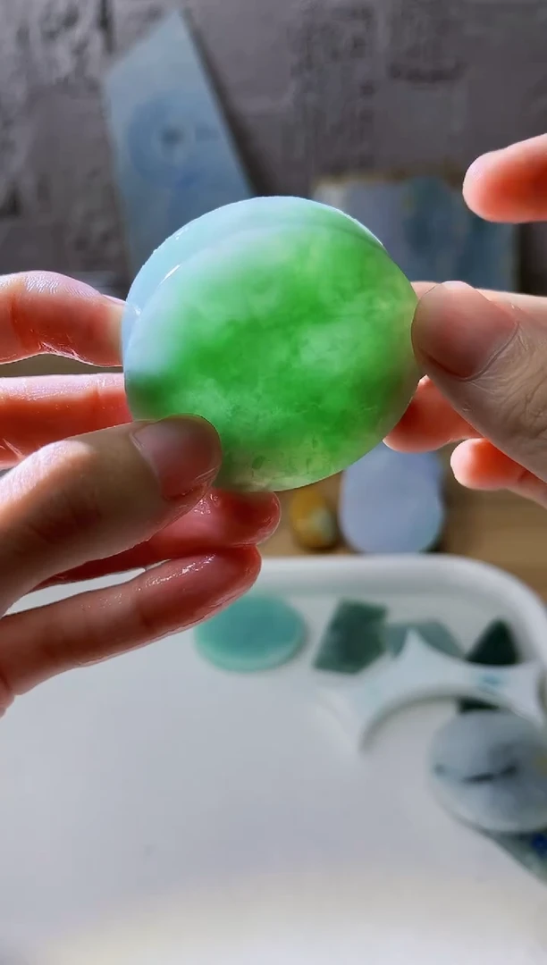 裸石翡翠翡翠a货正品玉石陈473