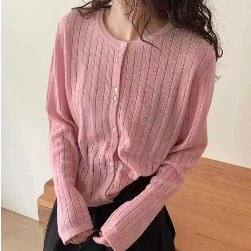 春季时尚休闲百搭甜美针织开衫 N7JXZ3902
