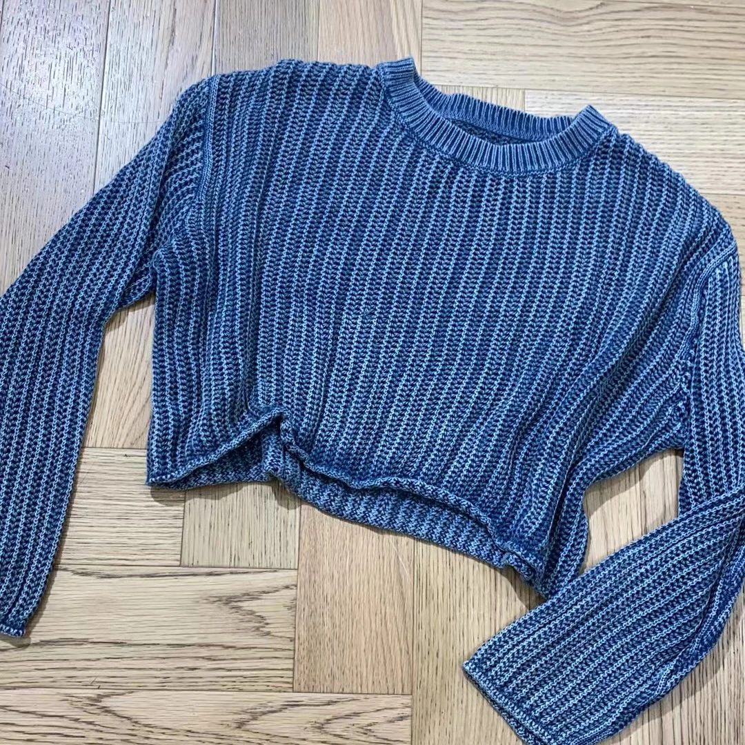 【no退no换 谨慎下单】短款编织针织衫 88227