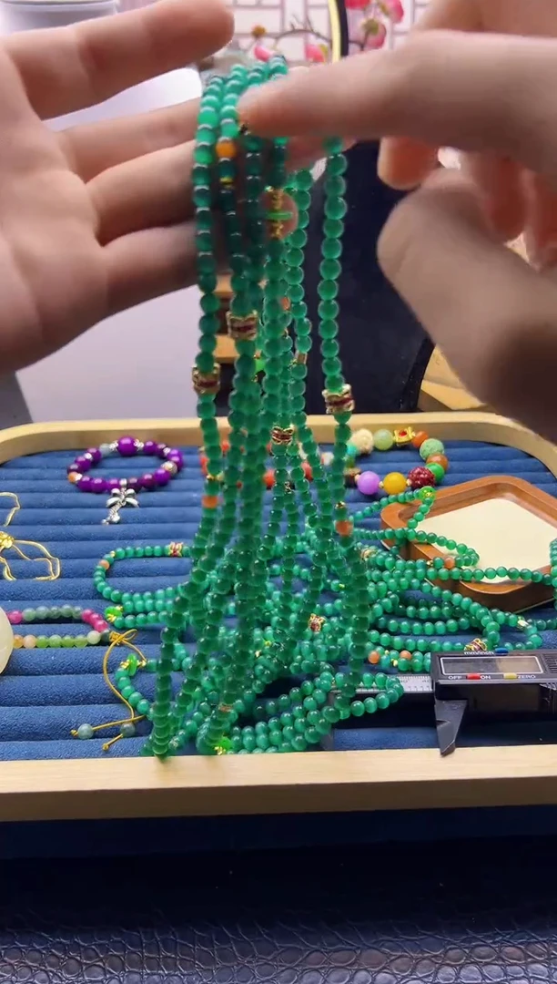 【闪购商品】碧玺猫眼手链14K金镶嵌S398