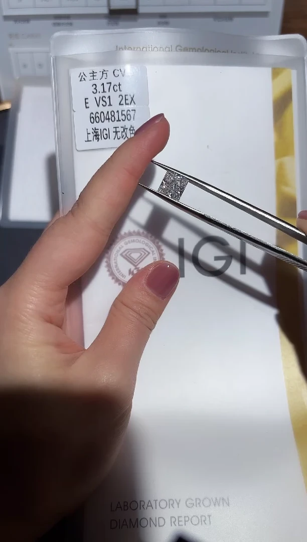 【闪购商品】实验室培育钻石裸石未镶嵌3.17E660481567
