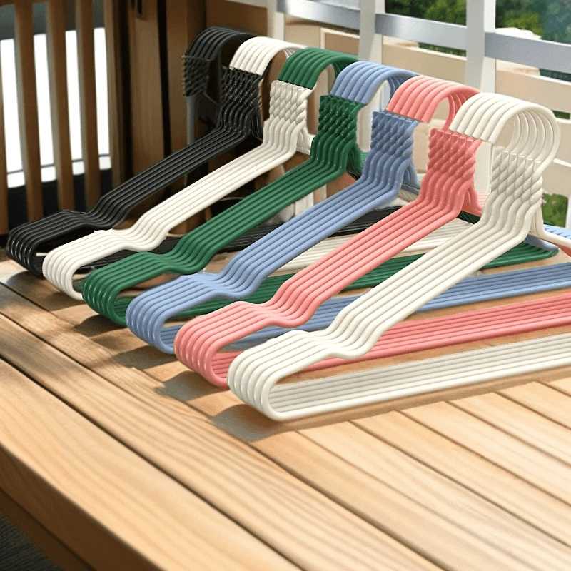 10支装加大铁质成人干湿通用家用实用壁挂式晾衣必备挂衣撑用于居