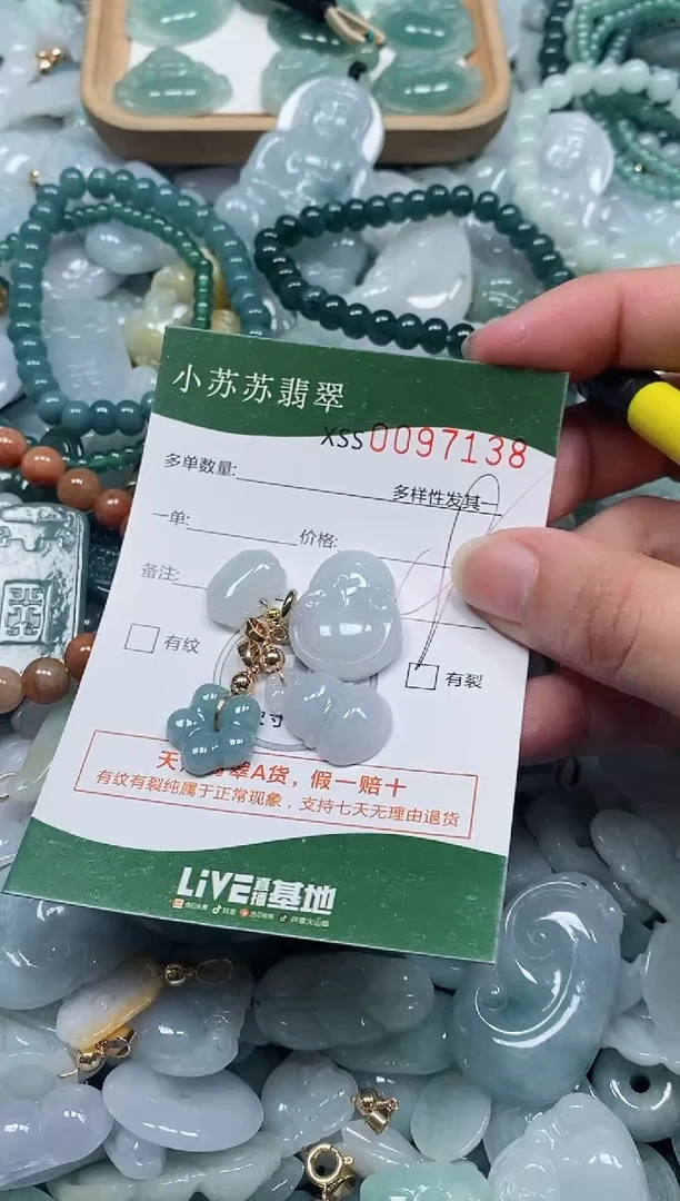 【闪购商品】翡翠颈饰未镶嵌闪购商品0097138