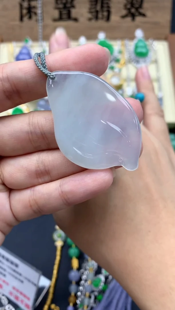 翡翠未镶嵌颈饰186-春日珠宝