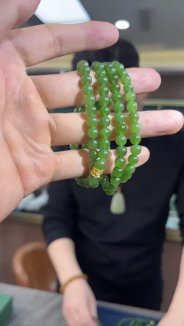 未镶嵌手串和田玉一个（多样性发一）