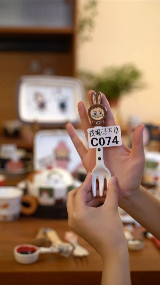 摆件C074  阿满屋手工手作陶瓷