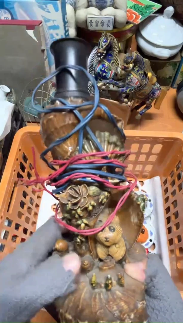 手工艺品琉璃贵**长摆件