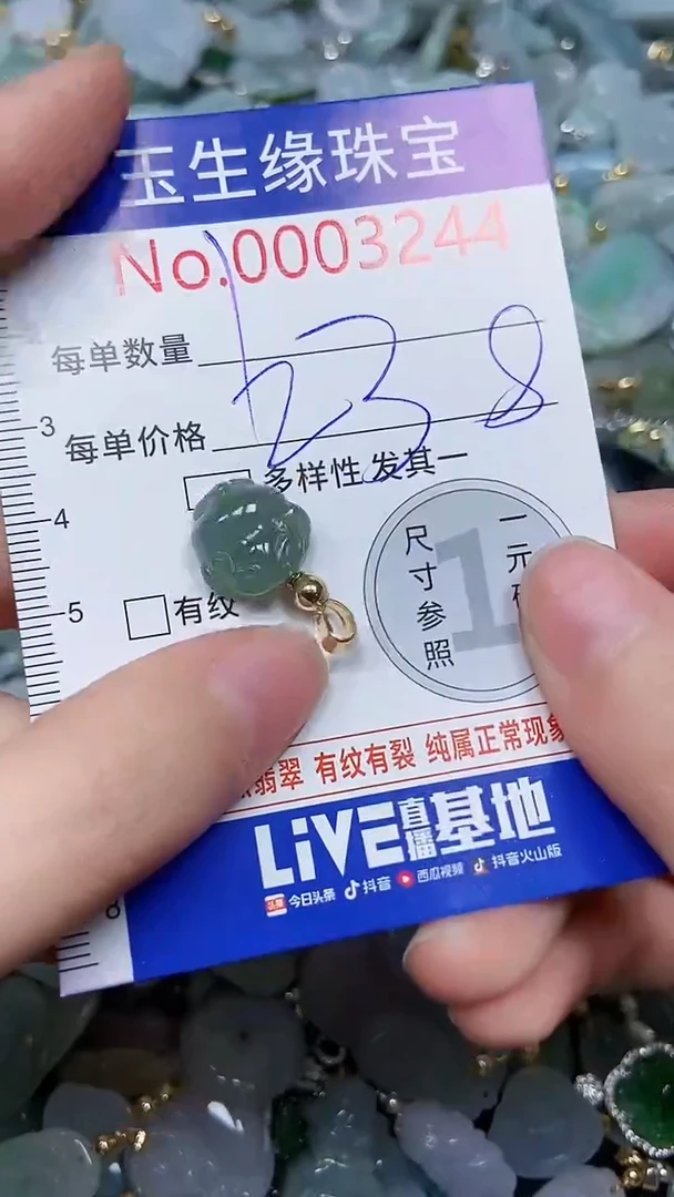 【闪购商品】翡翠颈饰未镶嵌闪购00003244