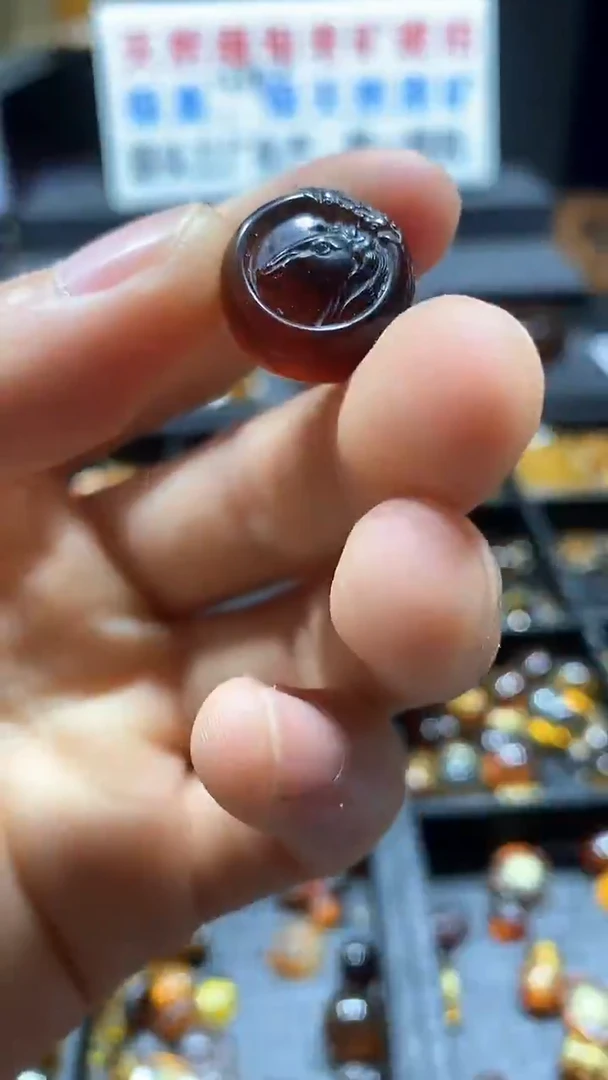 琥珀项链未镶嵌天然缅甸琥珀