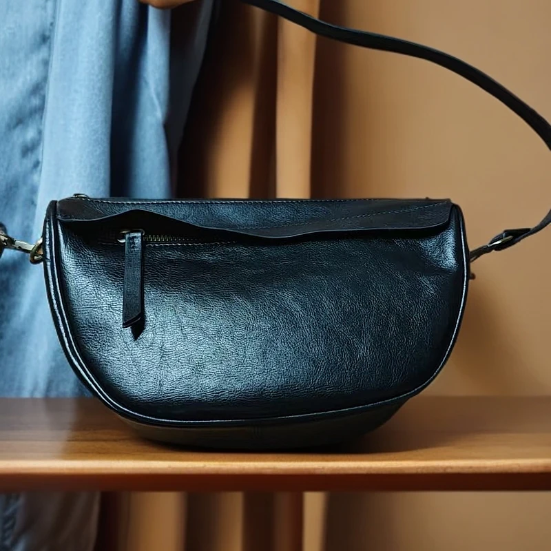 【饺子包】新款时尚休闲简约包包百搭百搭女士单肩肩包轻奢k-20