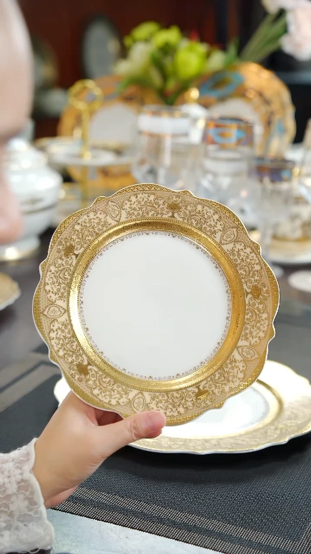 瓷片8英寸平盘1个