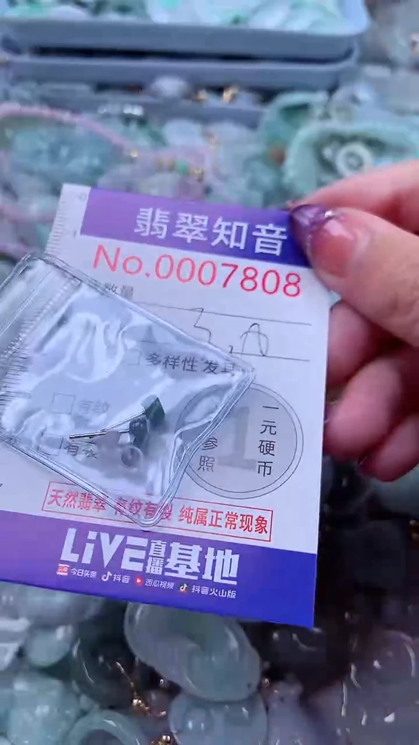 翡翠未镶嵌吊坠(不含链)7808