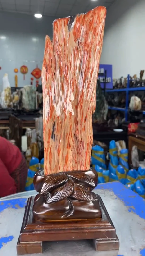 【闪购商品】硅化玉摆件未镶嵌25