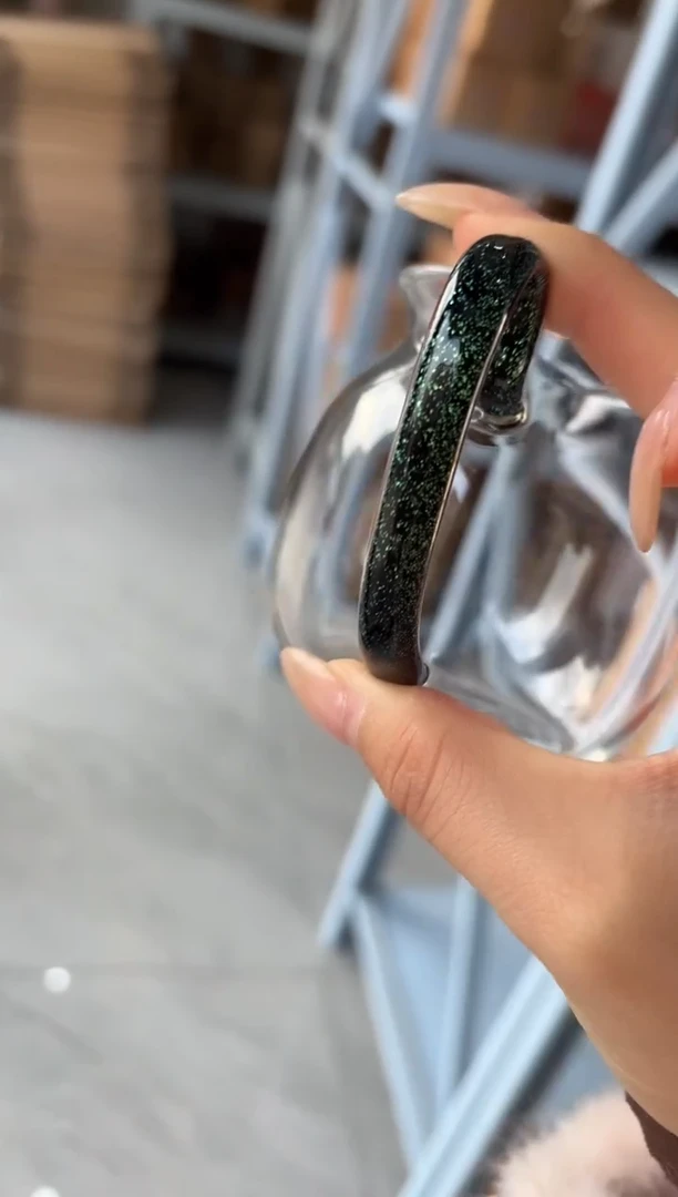 手工艺品玻璃禾器美满黑金普通盒