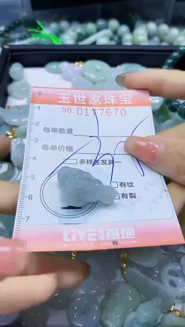 【闪购商品】翡翠颈饰未镶嵌闪购0177670多样性发其一