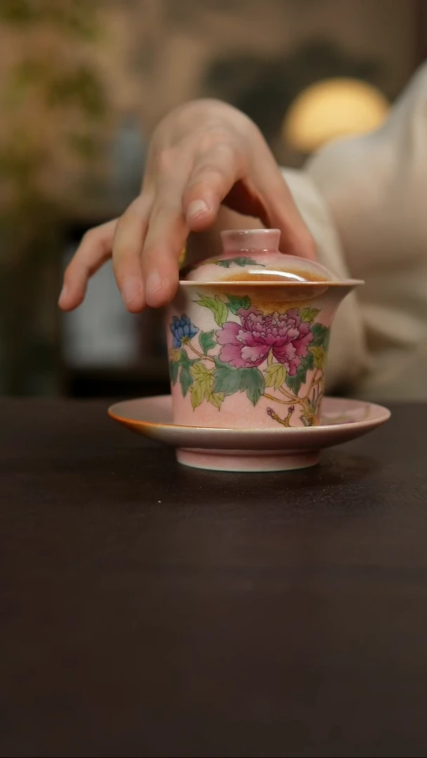 杯景德镇陶瓷杯碗柴烧多人