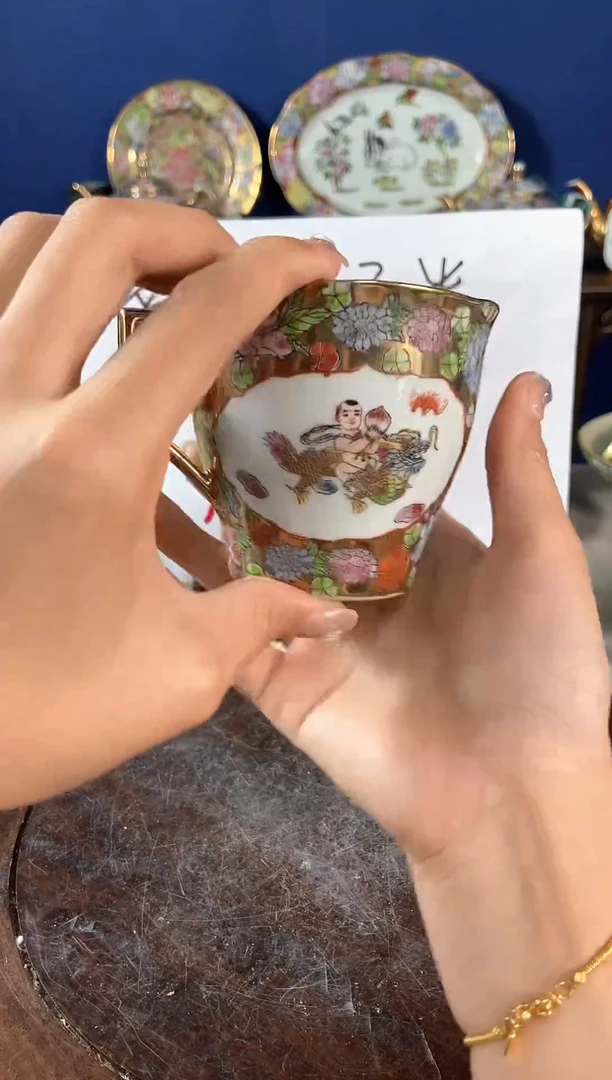 摆件微瑕景德镇窑厂瓷摆件