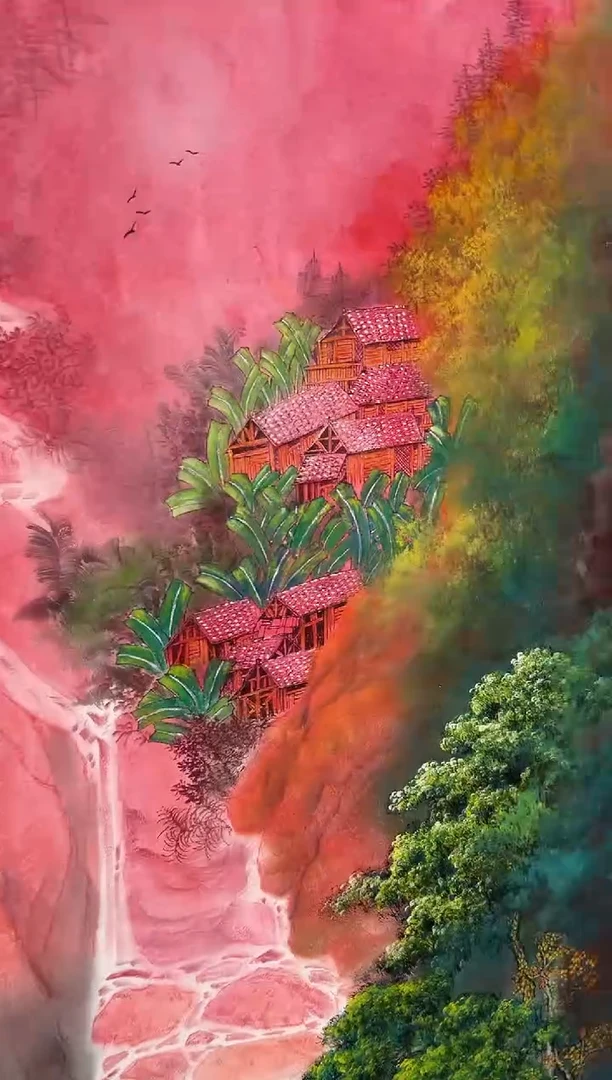 国画刘立荣亲笔绘画手绘作品D28