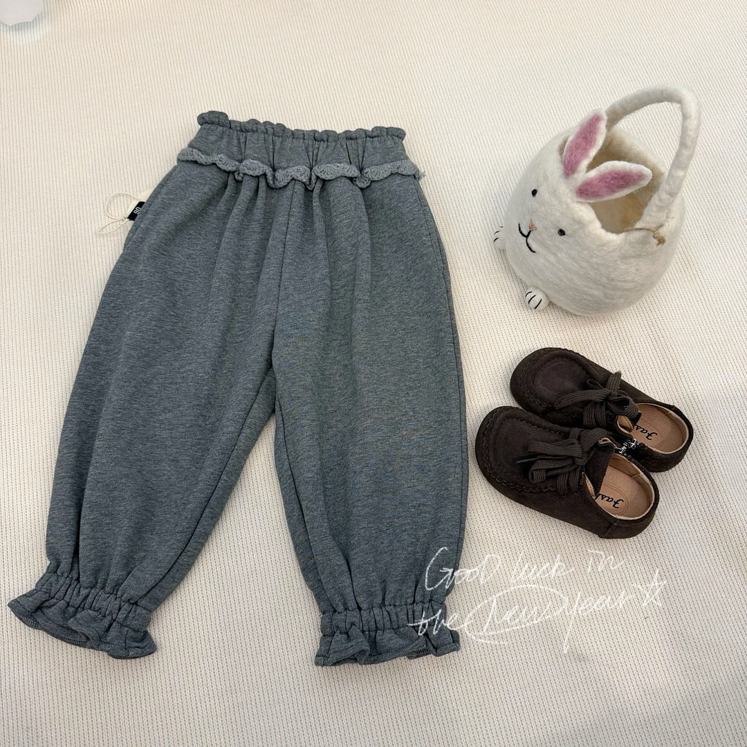 【鱼子酱5-10度】Q2577K加绒萝卜束脚裤鱼子酱品牌女童童装