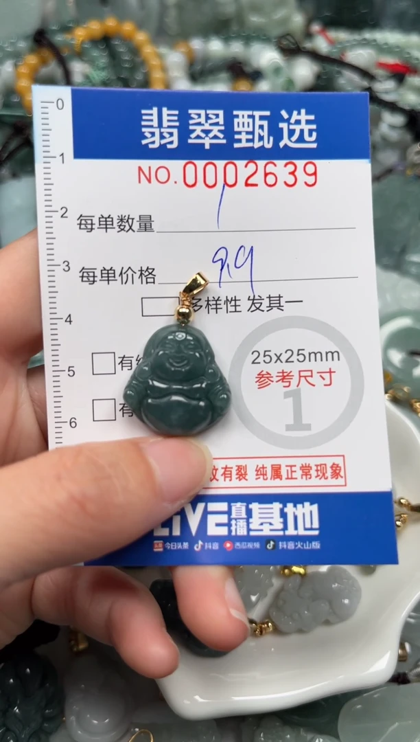 【闪购商品】翡翠颈饰未镶嵌00..2639