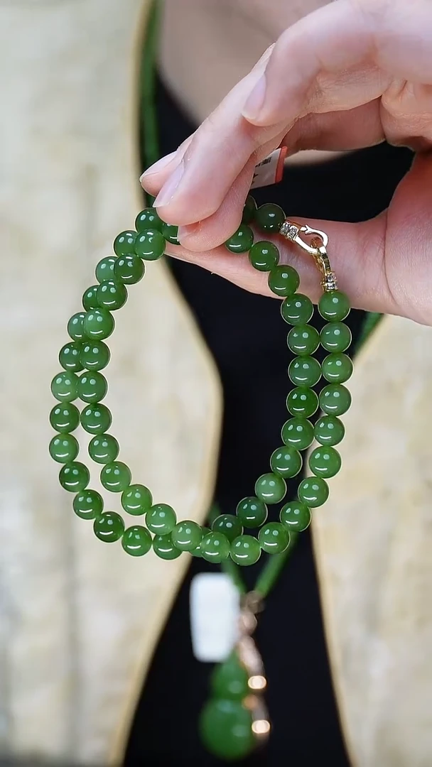 项链未镶嵌和田玉（碧玉）33