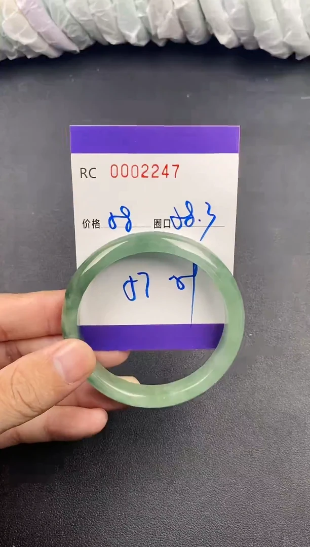 未镶嵌手镯翡翠手镯2247