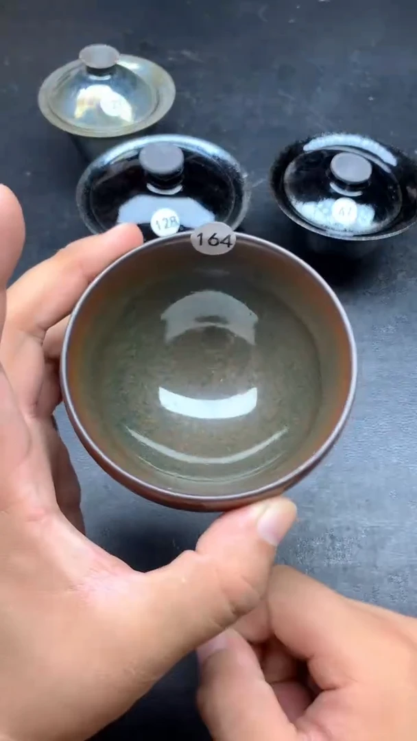 茶盏黑瓷精选茶器164