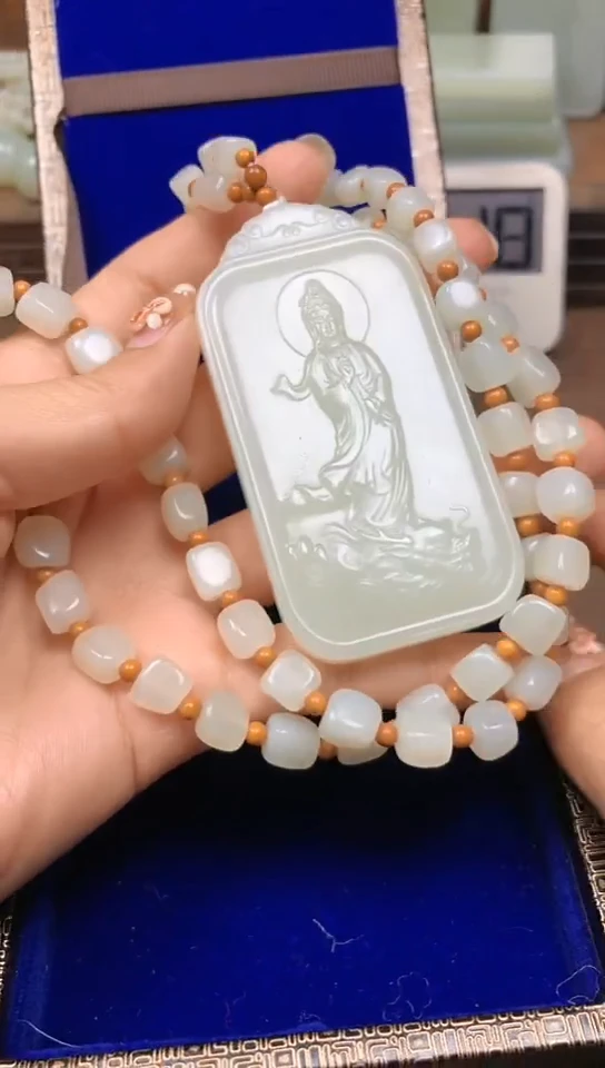 颈饰未镶嵌和田玉凝***新创新