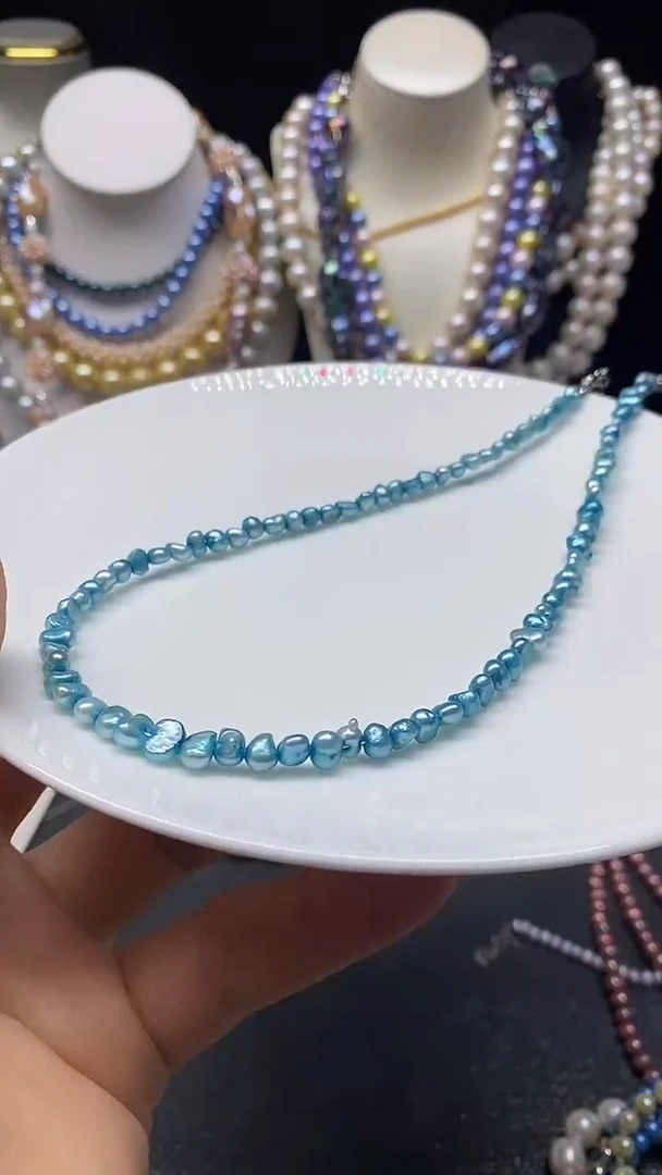 颈饰未镶嵌淡水珍珠多人