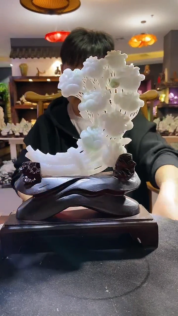 【闪购商品】定制翡翠未镶嵌03/0117/W/花