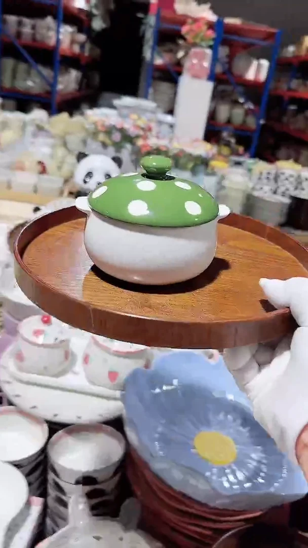 碗蘑菇炖盅不带托盘微瑕 凑满20元包邮